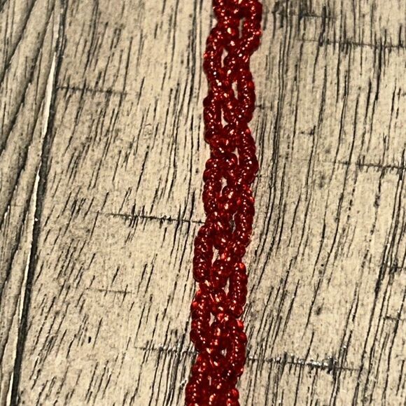 Heirloom Red Hot π Walborg Evening Purse π sparkle π & shine πͺ©β1970s style! - Picture 9 of 17